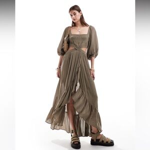 Free people dress in Taupe